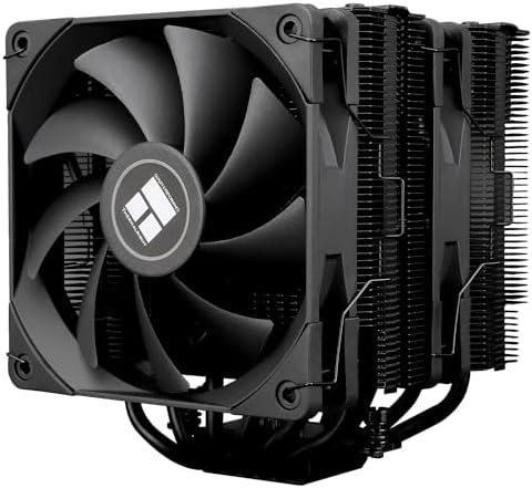 Thermalrlght Peerless Assassin 120 Black CPU Air Cooler, 6 Heat Pipes,Dual 120mm TL-C12B PWM Fan, Aluminium Heatsink Cover, AGHP 4.0 Technology, for AMD AM4 AM5/Intel LGA 1700/115X/1851/1200/2066/2011