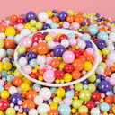 Edible Rainbow Pearl Sprinkles,Spring Colorful Pearl Candy Sprinkles Mixed,Mother's Day Baking Decorating,Pastel Edible Cake Decorations,Perfect for Baking,Ice Cream,Cookies,Cupcake Toppers,Birthday Wedding Party Desserts Valentine's Day Easter Supplies,130g/4.58oz