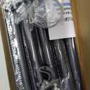 Supforce 2 PACK Closet Rods for Hanging Clothes, 17 to 84 Inches Stepless Adjustable Metal Closet Rod, 1.3 Inches Heavy Duty Clothes Hanging Rod for Closet Wardrobes Laundry RV, Black