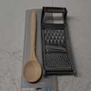 Set of 2: Grater + Wooden Mixing Spoon