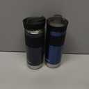 Contigo SNAPSEAL Insulated Stainless Steel Travel Mug with Grip 20oz. Blue Corn Transparent Satin & Midnight Berry
