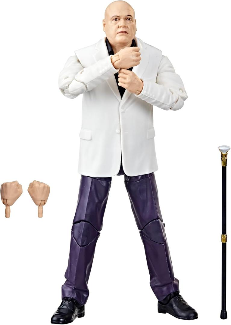 Marvel Legends Series Kingpin, Hawkeye Collectible 6-Inch Action Figures, Ages 4 and Up (Youth Large / 11-13)