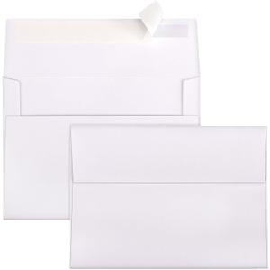 A4 Envelopes Self Seal 500 Pack - 4.25x6.25 White Invitation Envelopes Bulk for 4x6 Postcard, Wedding, RSVP, Thank You Notes, Announcements, Greeting Cards, Photos