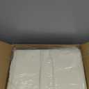 BESTVIP 6 Pack 120" Ivory Round Fabric Tablecloths  Polyester Washable Decorative Table Cloth Cover for Wedding, Reception, Banquet, Birthday, Parties, Buffets, Restaurant