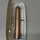 Aquasonic Vibe Series Ultra-Whitening Toothbrush  ADA Accepted Electric Toothbrush - 8 Brush Heads & Travel Case  40,000 VPM Motor & Wireless Charging - 4 Modes w Smart Timer  Satin Rose Gold