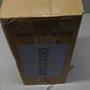 360 Degree Rotating Makeup Brush and Toothbrush Holder with Cover Storage Container for Bathroom Bathroom Storage (Milk Apricot White)