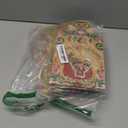 qiqee Irregular-Shaped Christmas Paper Gift Bags Bags with Handles Small Size,24Pcs Decorated Angel Xmas Paper Bag (6.1"9.8"3.1",24Pcs Tissue Paper included)