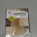 BearBoss Brown Cardstock Paper 8.5x11 50 Sheets, Heavyweight 92lb Cover for Crafts DIY Cards Making