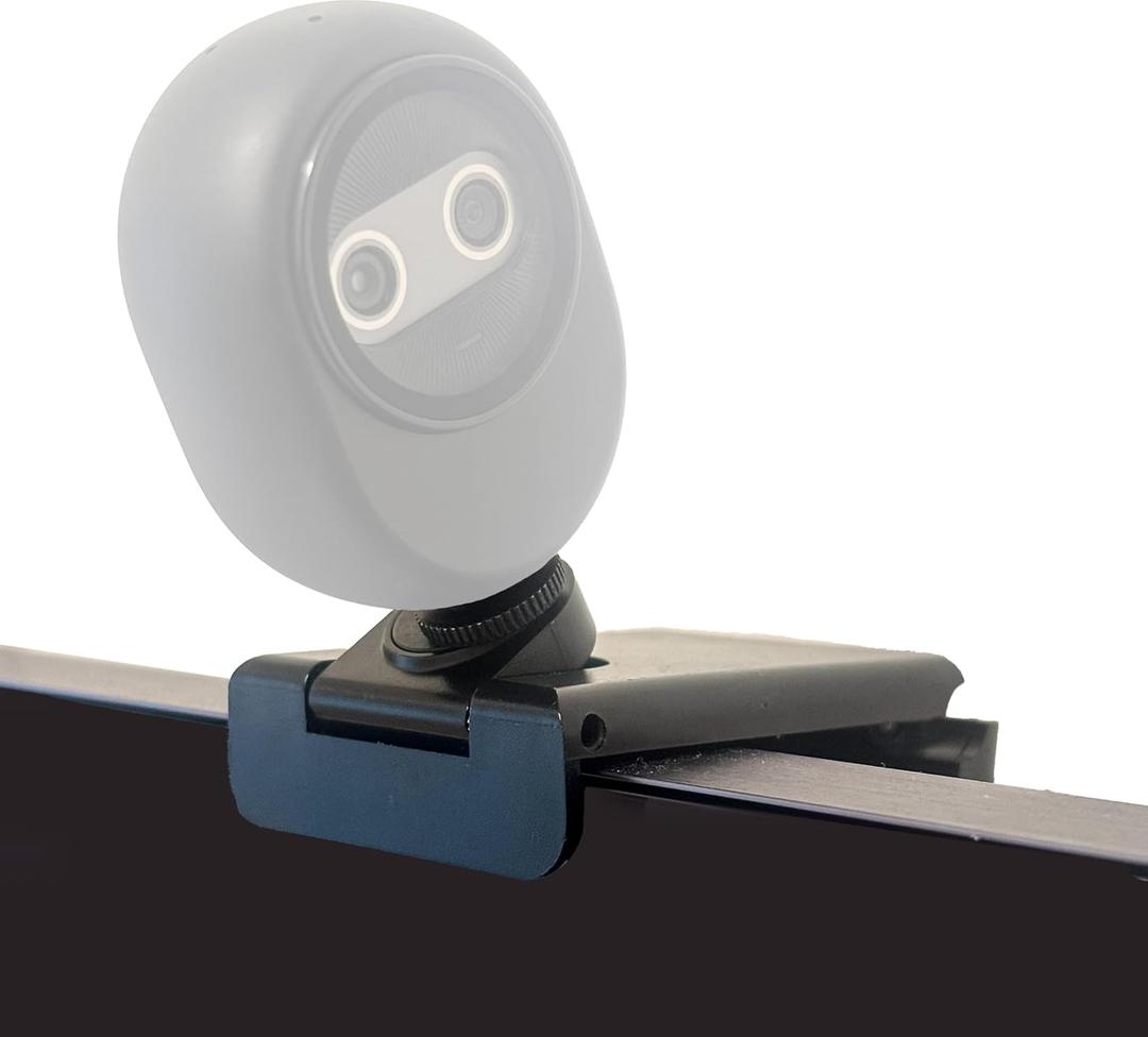 LZYDD Magnetic Webcam Mount 360° Rotatable, Detachable Monitor Webcam Holder with Screw for EMEET Piko/Piko+ / Logitech Brio, OBSBOT Meet/Tiny / Insta360 Link2C，  Tripod