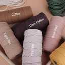 NOANTA Natural Macrame Cord 3mm x 328Yards, Beige Macrame Rope, Cotton Cord for Wall Hanging, Plant Hangers, Christmas Crafts, Knitting