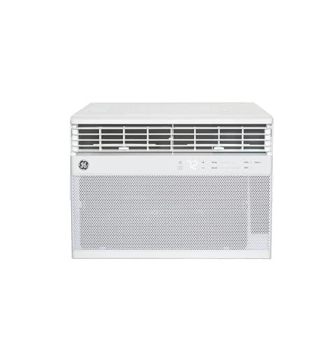 GE AWCS12WWA Window Air Conditioner, Wi-Fi Enabled, Energy-Efficient Cooling for Large Rooms up to 550 sq ft, Easy Install Kit, Control Using Remote or Smartphone App, New 12,000 BTU, White