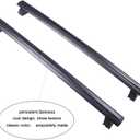 SCITOO Roof Rack crossbars Fit for Jeep Grand Cherokee 2011-2021 with Chrome/Black Grooved Side Rails,Cargo Carrier Kayak Rooftop Luggage Crossbar