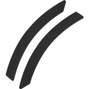 2 PCS Car Wheel Tire Eyebrow Strips, High Toughness Premium Thickened Anti-Collision Trim, Fender Flare Arch Lip Sport Decoration, Universal for Most Vehicles (Black)