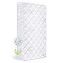 Premium Crib & Toddler Mattress,100% Knitted Fabric, Premium Fleece Surface-Hypoallergenic, 5" Thick Firm Soft Crib Mattress, Non-Toxic - Fits Standard Cribs & Toddler Beds (52" x 27.6" x 5", Simple)