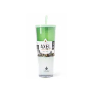 Manna™ Axel™ Plastic Tumbler & Straw Set - Green
