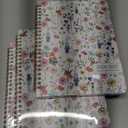 3 x Planner 2026-2027, Academic Year Monthly and Weekly Calendar Planner, Jul 2026 - Jun 2027, Hardcover Teacher Student Planning Agenda book with Tabs, Perfect for School Office Supplies, 6.3" x 8.5" - Wildflowers