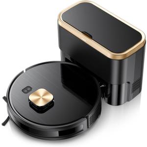 Robot Vacuum and Mop for Pet Hair, 11500Pa Suction, 90-Day Self-Emptying