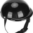 GLOGLOW Pet Helmet, Adjustable Chin Strap Doggy Pet Motorcycle Helmet Hat Protects from Sunlight Wind Pet Helmet for Small and Medium Sized Dogs Cats (S)