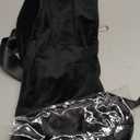 Stuffable Neck Pillow Travel Storage Bag for Airplanes with Clothes, No Extra Baggage Fees, Fits 3+ Days of Travel Essentials, No Filler (Black)