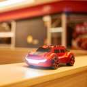 Dual Spray Remote Control Car, RC Drift Car for Kids, Model Racing Car with Cool Led Lights, Rechargeable Electric Vehicle Toy, Birthday Gifts for Age 3 4 5 6 7 8-12 Year Old Boys Girls (Red)