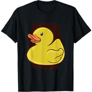 Funny Cute Dub Rubber Duck T-Shirt, Large