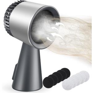 Portable Range Hood Kitchen, Desktop Exhaust Fan with 3-Speed, Large Oil Collection & Low Noise, Countertop Range Hood with Detachable Aluminum Filter for Hot Pot, Apartments, Indoor BBQ and RV