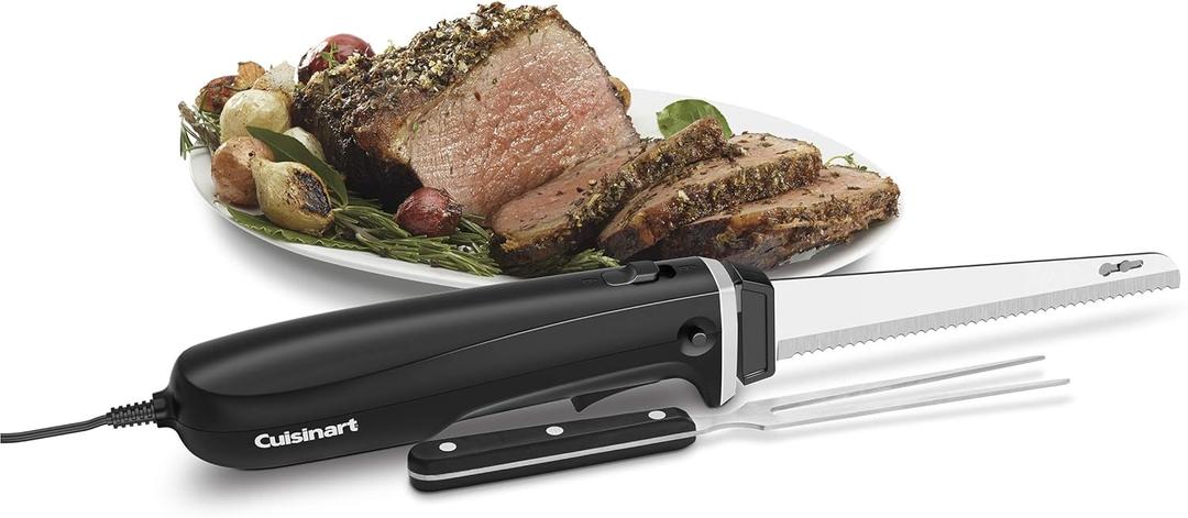 Cuisinart Electric Knife with Cutting Board, Stainless Steel/Black, CEK-41