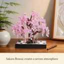 Wise Block Cherry Blossom Tree Building Block Set for Adult 900 Pcs Artificial Bonsai Tree Plants for Home Decor, Adult Ages 18+, Beautiful Gift for Women Set