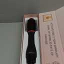 Plus 2.0 Hair Dryer Brush Blow Dryer Brush in One, 2'' Oval Brush Head Hot Air Brush Styler & Volumizer with Ionic Technology, NTC Smart Temp Control for Smooth, Frizz-Free, Shiny Hair (Red/Black)