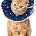 Mechpia Cat Cone Collar Soft, Cat Recovery Collar to Stop Licking, Protective Cat Neck Cone After Surgery for Small Medium Cats Kittens Puppies