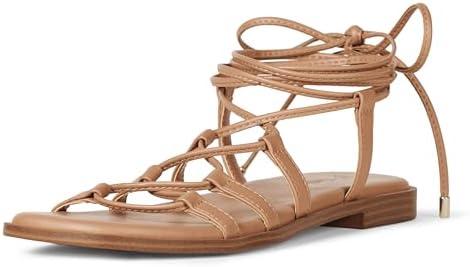 The Drop Women's Haven Lace Up Gladiator Sandal,5