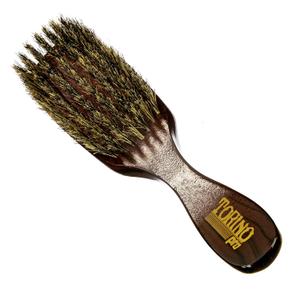 Torino Pro Wave Brush #8729-7 Row Medium Premium bristles -100% Pure Boar Bristles - Great Workhorse for laying down your 360 Waves