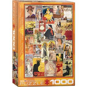 EuroGraphics Opera & Theater Vintage Collage Puzzle (1000 Pieces) (6000-0935)