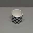 Zoeeker Ceramic Kitchen Sponge Holder, Dish Sponge Holder Suitable for Scrubby Farmhouse Dish Rack Brush Holder for Christmas Bathroom, Kitchen, Sink, Green and White (Cylindrical)