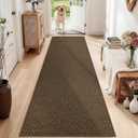 COSY HOMEER Hallway Runner Rug 2'7"x10' Brown