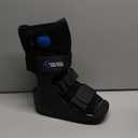 United Ortho USA14115 Short Air Cam Walker Fracture Boot, Medium, Black