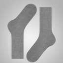 KNETLI Women's Dress Socks, Crew Socks, Super Soft, Grey Size 6-9, 6 Pair Pack (Gray)