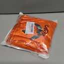 4 Pcs 11 Inch Halloween Bonnets for Sleeping Halloween Party Favors Basket Stuffers Fillers Goodie Bags Pumpkin Sleep Hat for Long Curly Hair Single Layer Scrub Cap Home Party Treat Bags Gifts