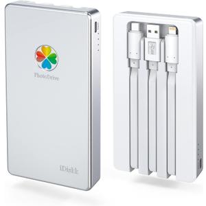 iDiskk 4TB App-le Certified External Hard Drive for iPhone iPad (iPhone /17/16/15/14/13/12/11/X) Android Mobile,MacBook and Windows PC, Photo Storage Photo Stick Drive to Backup Photos/Videos,Files