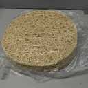 Geosar Round Woven Placemats Bulk Rustic Paper Braided Placemats Boho Natural Non slip Heat Resistant Table Mats for Wedding Party, Dinner Table Centerpiece Decoration, 13 Inch (White Beige,24 Pcs)