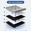 Engine & Cabin Air Filter Fits Insight 1.5L Hybrid (2019-2022), PA99482, 17220-6L2-A01, Replacement for CF11182 CA12952