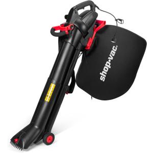 Shop-Vac 3 in 1 Electric Leaf Blower, Vacuum & Mulcher for Lawn Care, 180 mph Airflow, 530 cfm Delivery Power, 35L Collection Bag, Corded