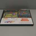 Rechargeable Led Drawing Board with 8 Colors, 16-Inch Light Up Acrylic Dry Erase Board with 12 Markers, Light Up LED Note Board with Built-in Stand, Sketching Gift Toy for Kids/Girls/Teens (Beige)