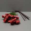 6 Pieces Red Flowers