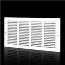 16x8 Return Air Grille for 16"W x 8"H Duct Opening,Return Air Vent Cover | Steel Wall AC HVAC Air Vent Cover Grill HVAC Cold Air Intake Grille Without Filter House,Outer Dim:17.75"W X 9.75"H