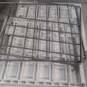 JUPELI Foil and Plastic Wrap Organizer, Expandable Kitchen Pantry Storage, Height Adjustable Cabinet Rack for Kitchen Organization, Aluminum Foil -3 Tier 9.8" to 15.6"L