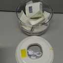 Electric Grape Peeling Machine  Automatic Peeler Skin Remover Tool for Small Fruits. 20s Fast Peeling Rechargeable Wireless, Easy Clean for Home & Commercial Use, Grape Garlic Cherry Tomato Peeler (Milk White)