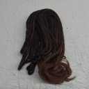 8PCS Clip in Dreadlock Extensions, 24 inch Synthetic Clip-in Dreads Extensions Handmade Soft Thin 0.6cm Width Dreadlocks(black/auburn, Clip-in 32 Strands)