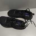 WHITIN Men's Zero Drop Running Shoes + Wide Toe Box (Black) Size 44