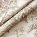 Set of 2 Decorative Floral Neutral Pillow Covers 18x18 Inch Light Brown Hydrangea Print Spring Boho Vintage Throw Cushion Covers for Sofa Couch Porch Bedroom Living Room Summer Home Decor
